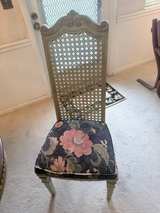 Vintage French Provincial Dining Table and Chairs Set - Image 5