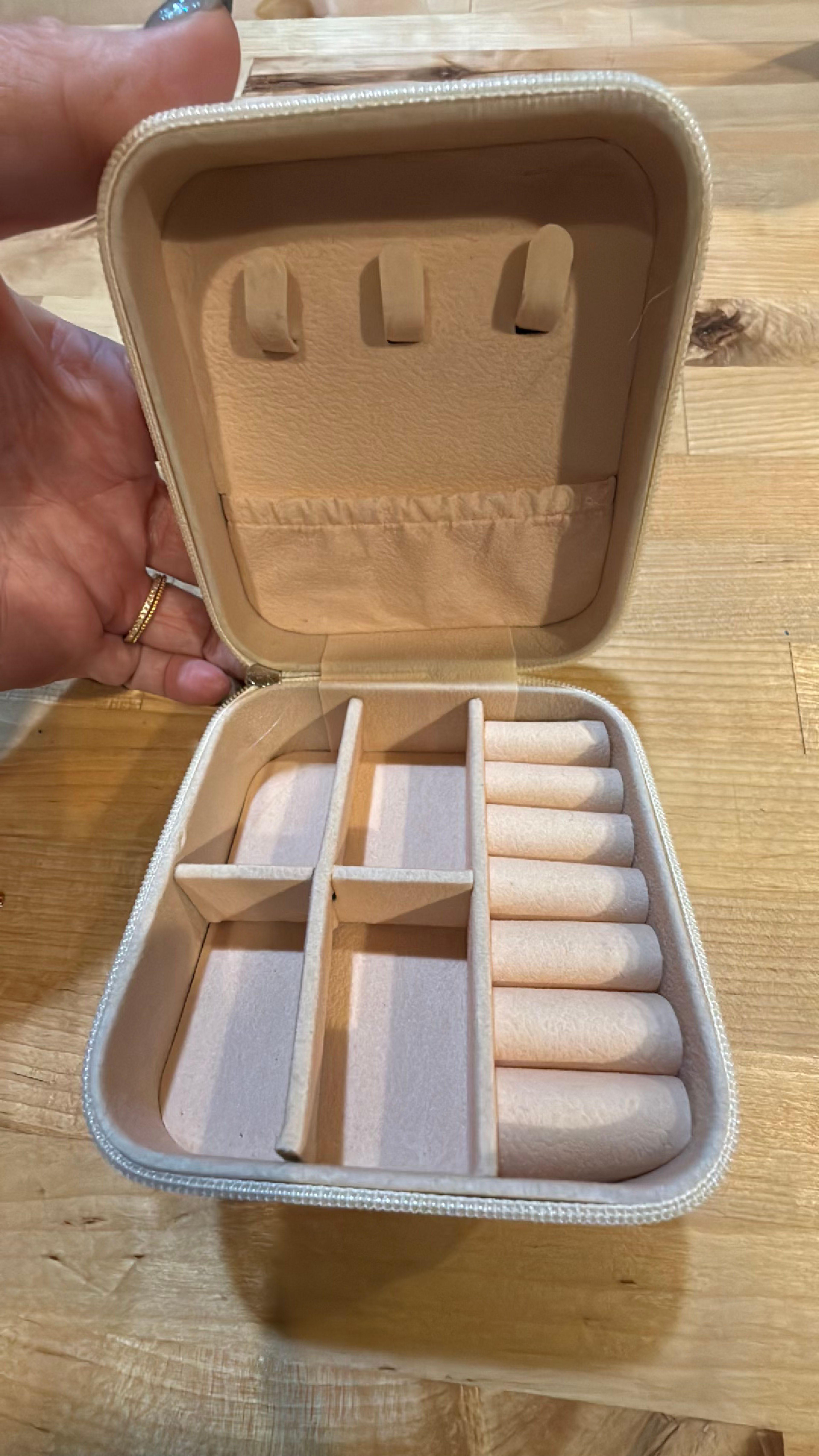 Personalized Jewelry Box with Letter S Monogram - Image 2