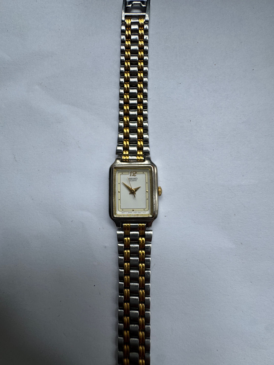 Seiko Women's Two-Tone Square Dress Watch