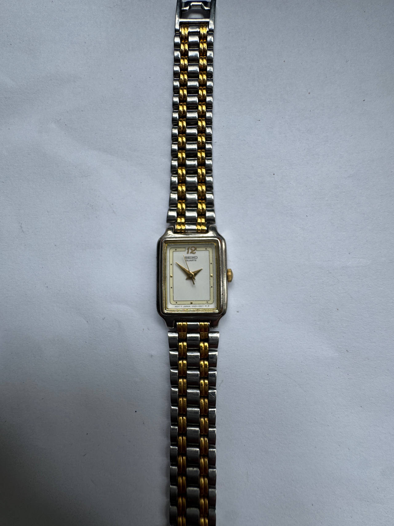 Seiko Women's Two-Tone Square Dress Watch