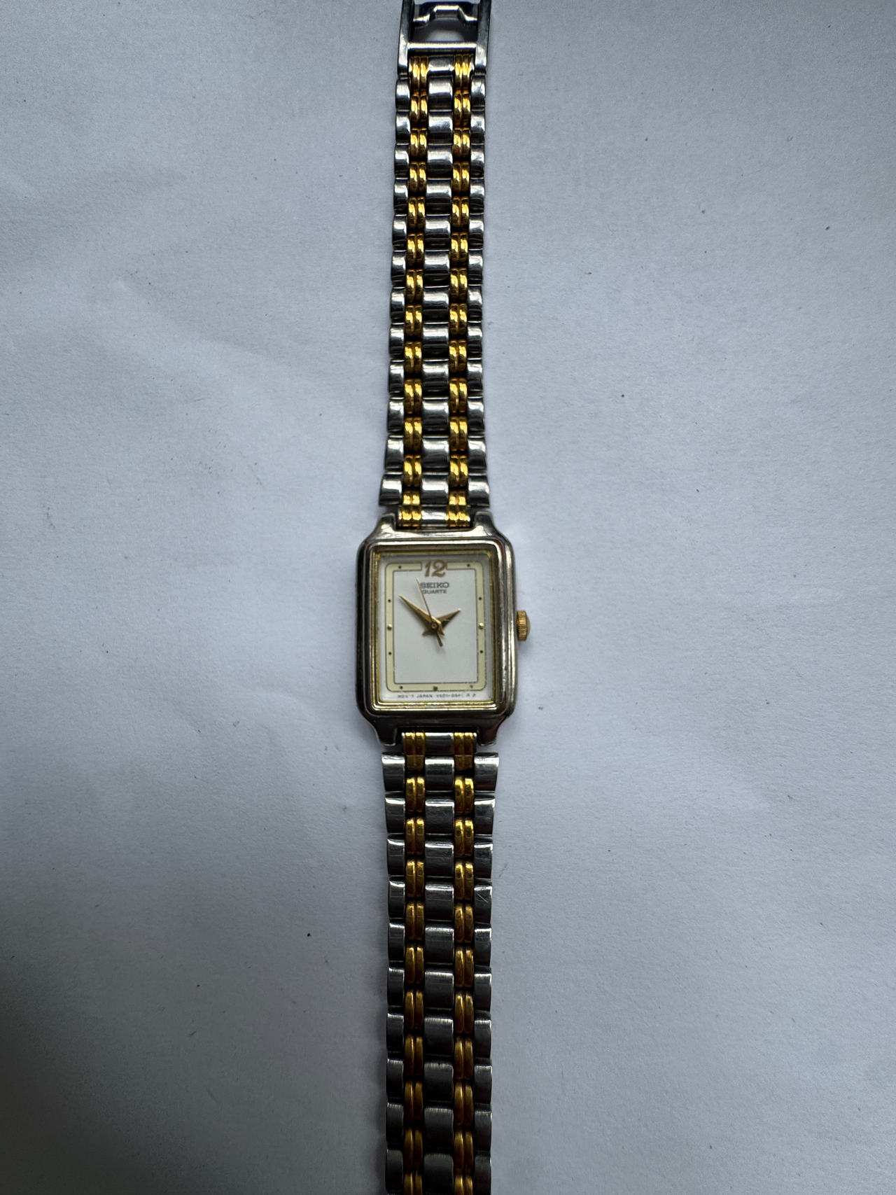 Seiko Women's Two-Tone Square Dress Watch