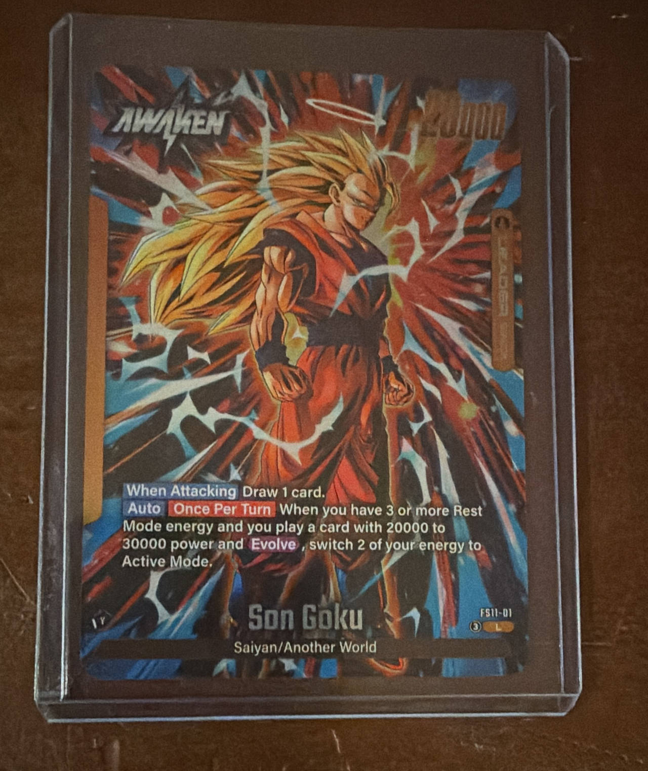 Dragon Ball Super Fusion World Son Goku Leader Alt Art FS01-01