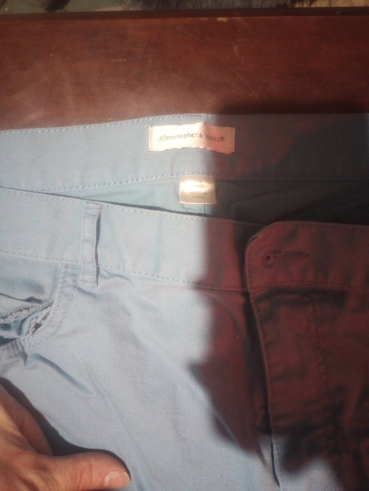 Christopher & Banks Petite Light Blue Pants