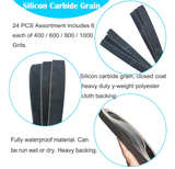 SACKORANGE 20 Pack 1 x 30 Inch Silicon Carbide Sanding Belts 400 Grit - Image 4