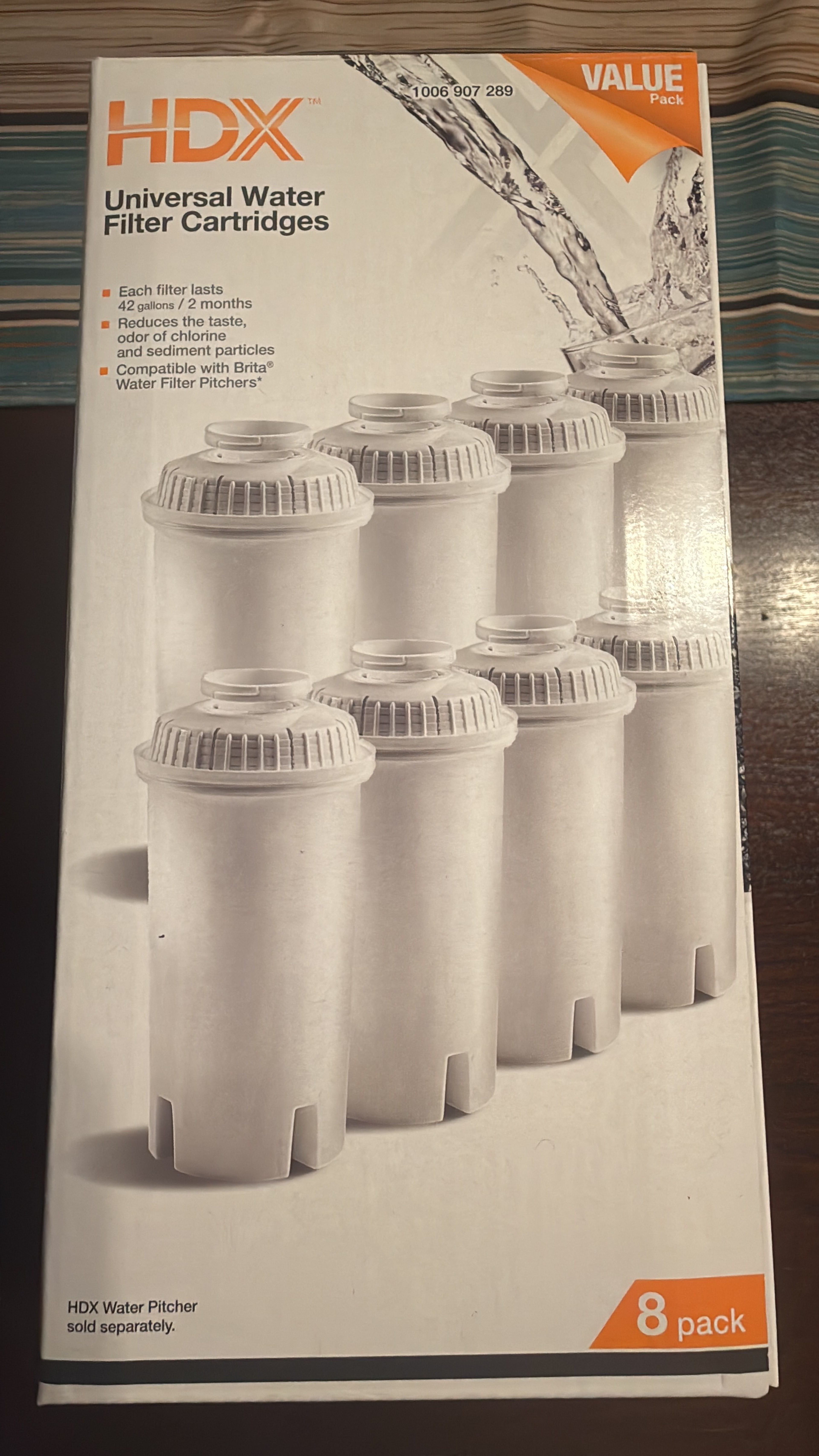 HDX Universal Water Filter Cartridges 8-Pack