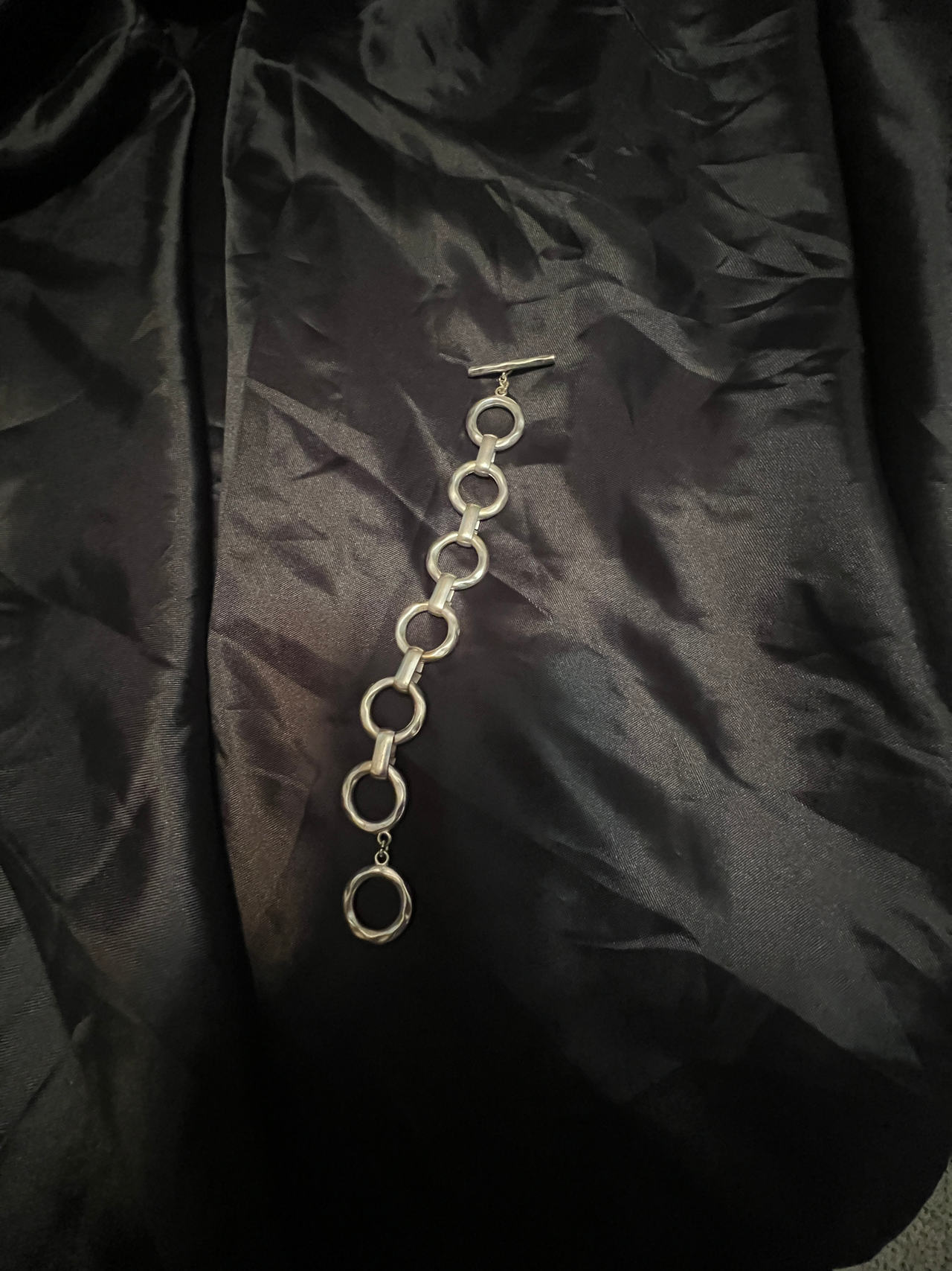 Chunky Silver Link Bracelet