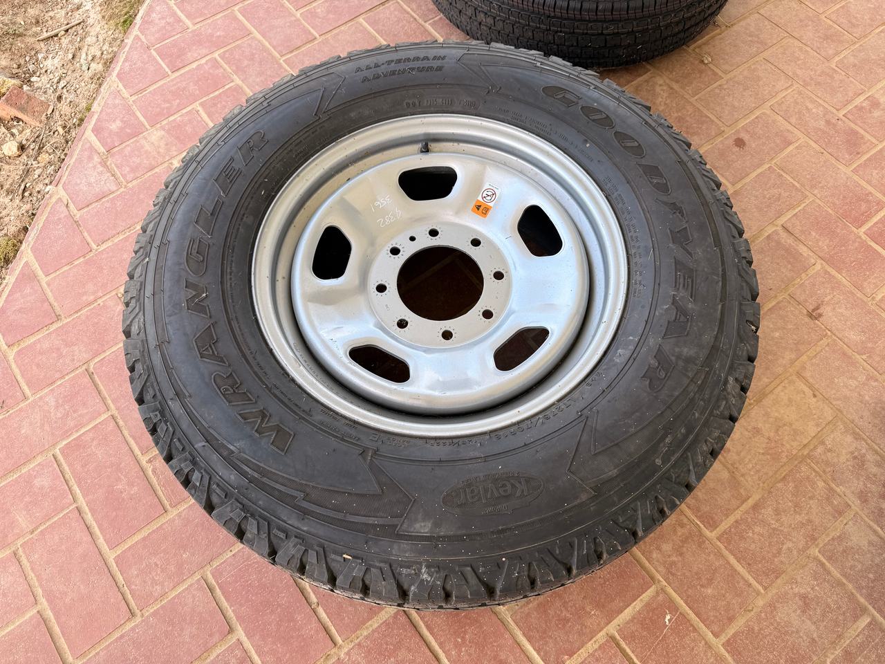 Goodyear Wrangler All-Terrain Adventure Tire on Ford Steel Wheel