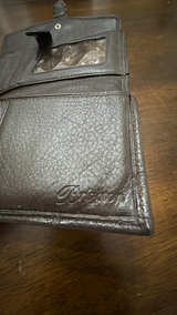 Brighton Brown Pebbled Leather Tri-Fold Wallet - Image 4