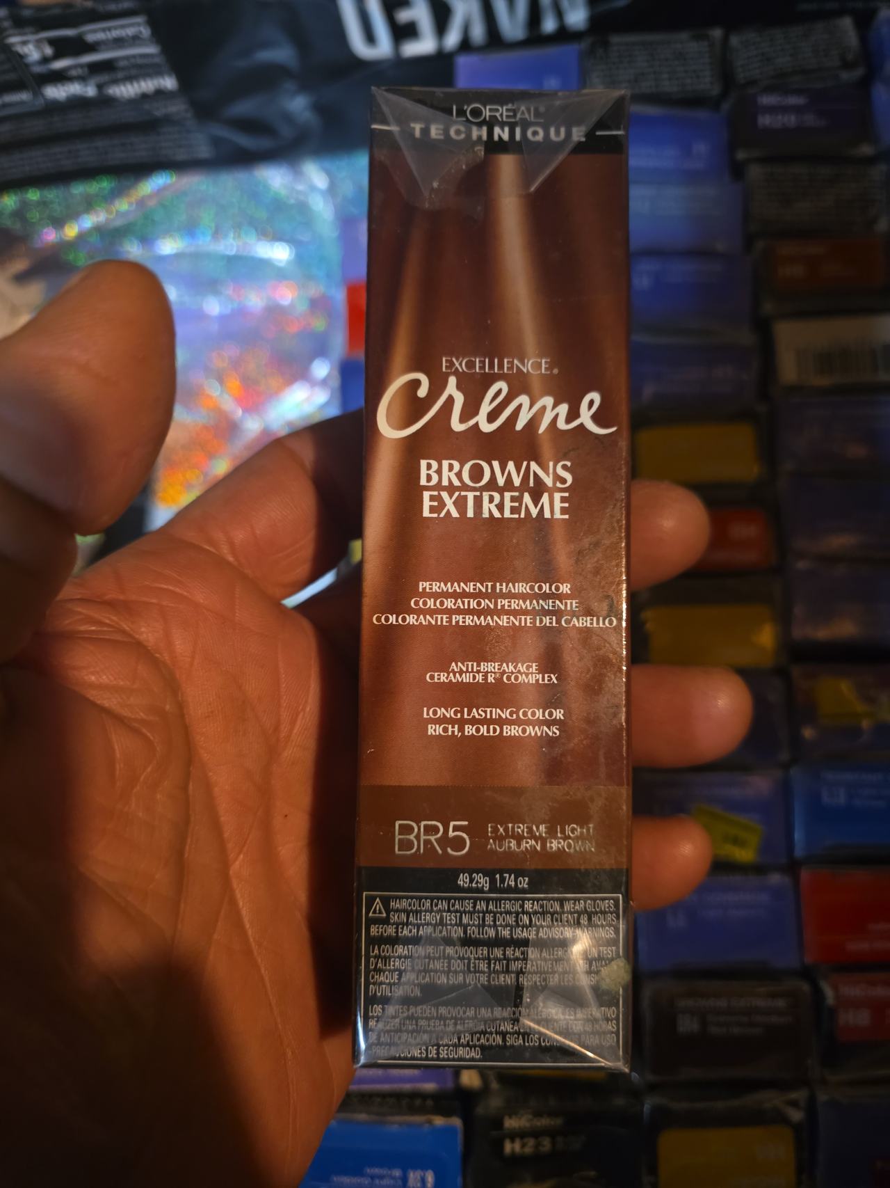 L'Oreal Technique Excellence Creme Browns Extreme BR5 Extreme Light Auburn Brown