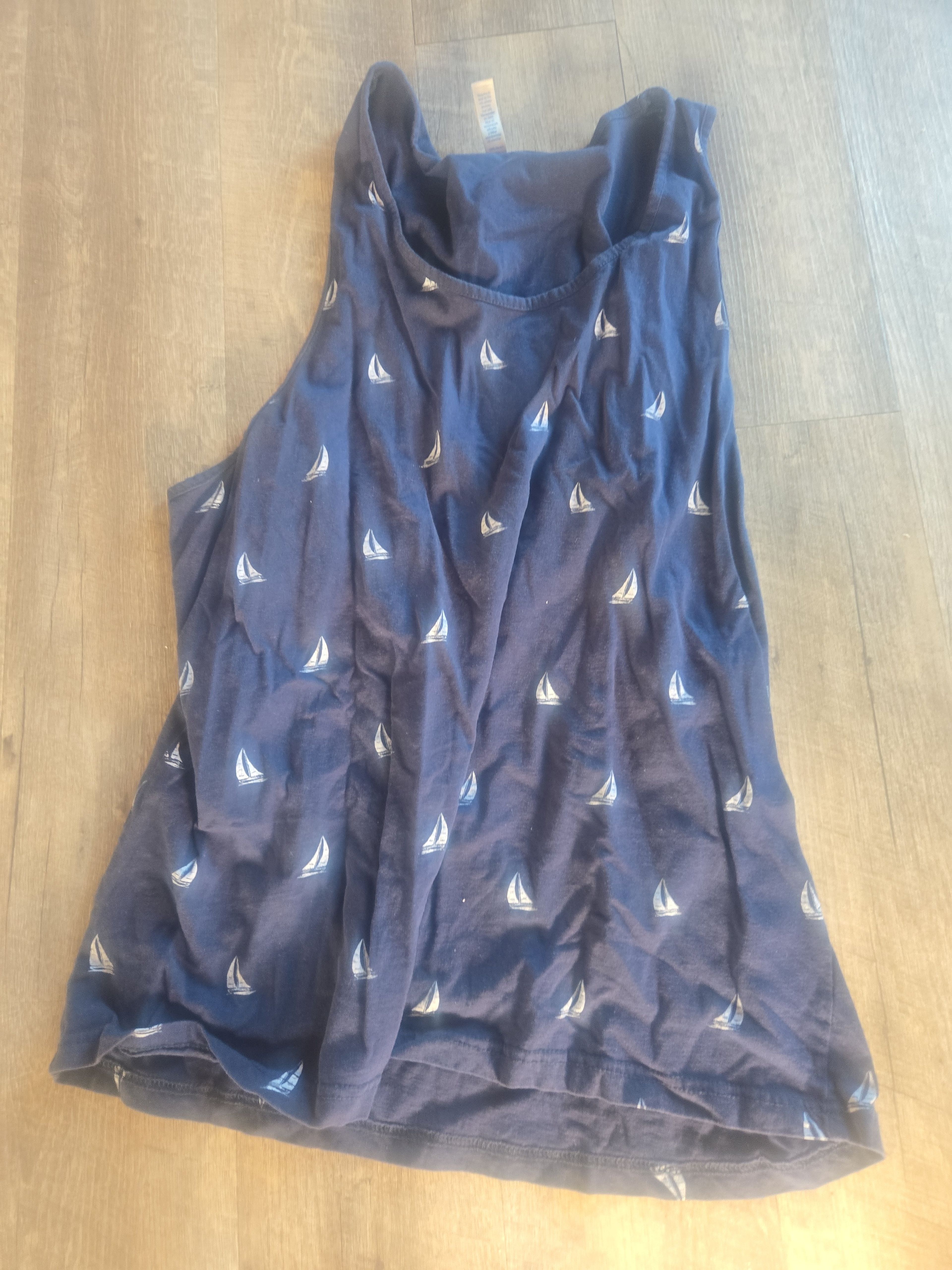 Old Navy Sailboat Print Tank Top