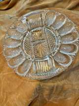 LE Smith Vintage Glass Deviled Egg Plate - Image 3