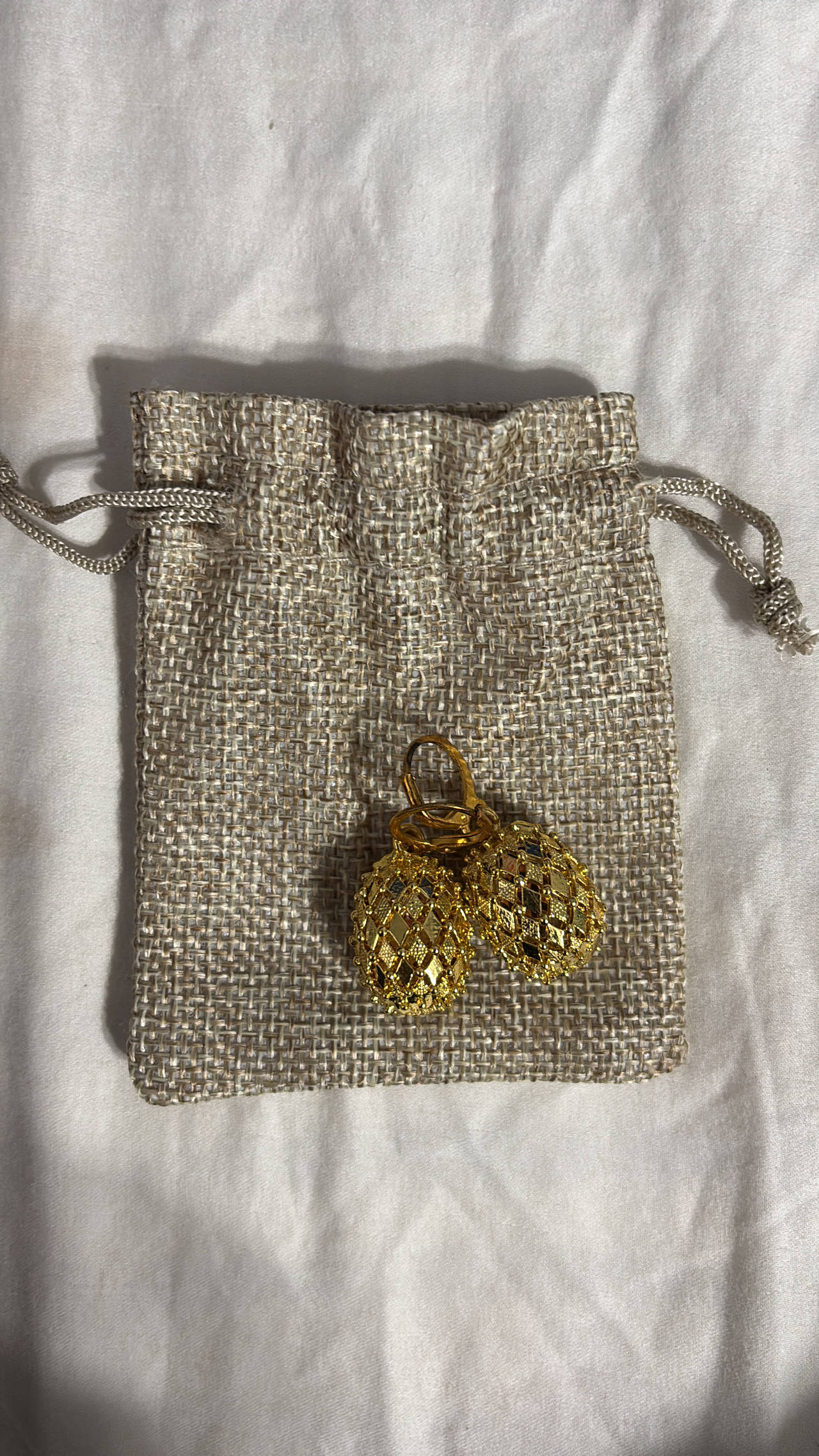 Gold Pineapple Earrings