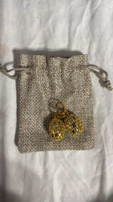 Gold Pineapple Earrings - Image 1
