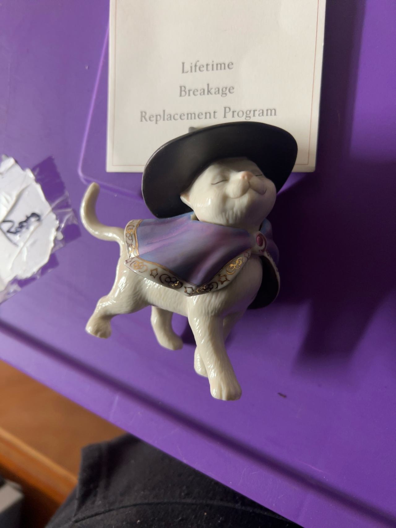 Lenox Moonlight Minx Halloween Kitty Cat Figurine