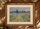 Claude Monet Banks of the Seine Framed Print 11.5X15.5 - Image 1