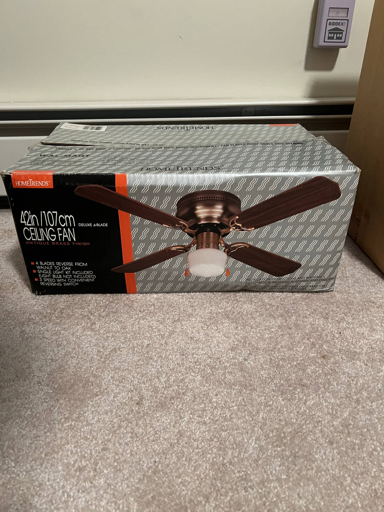 HomeTrends 42in Ceiling Fan