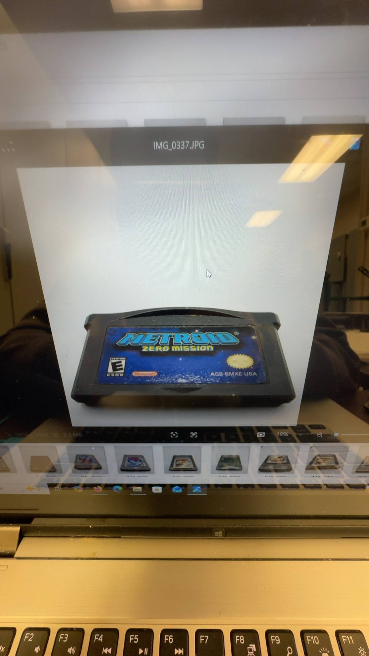 Nintendo Game Boy Advance Metroid Zero Mission Cartridge