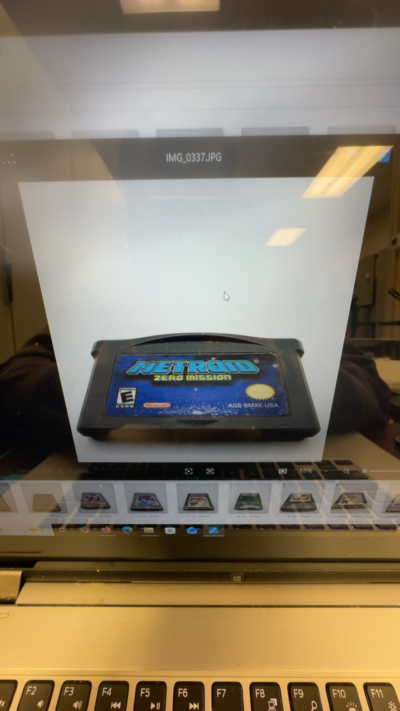 Nintendo Game Boy Advance Metroid Zero Mission Cartridge