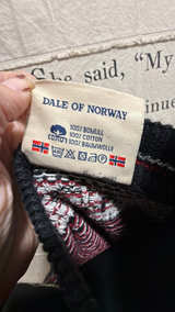 Dale of Norway Black & White Fair Isle 1/4 Zip Sweater - Image 5