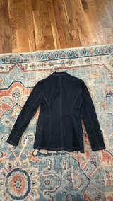 White House Black Market Women's Black Velvet Blazer - Image 3