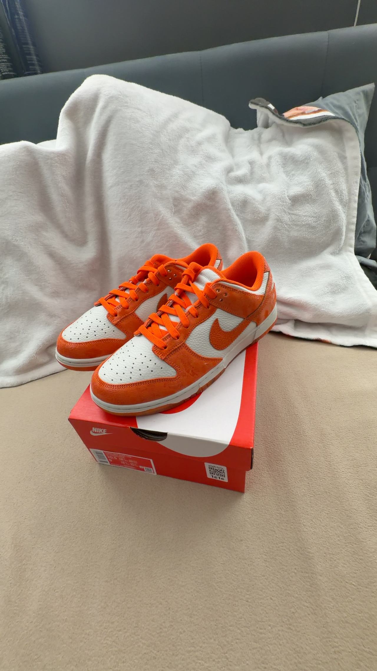 Nike Dunk Low Cracked Orange Women's