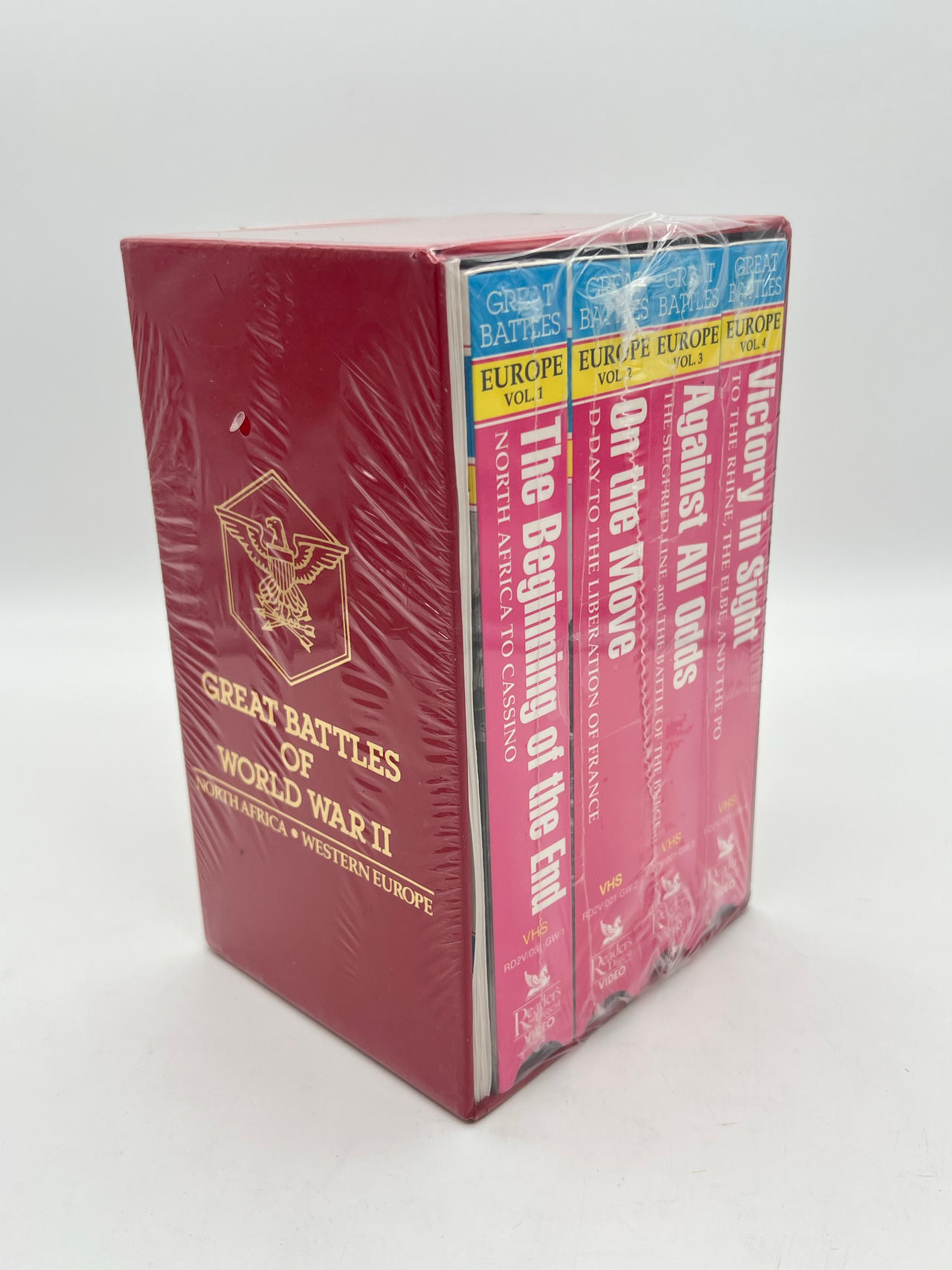 Reader’s Digest Great Battles of World War II VHS Set Sealed Europe 1-4