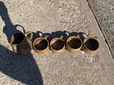 Handmade Stoneware Pitcher and Cup Set - Image 2