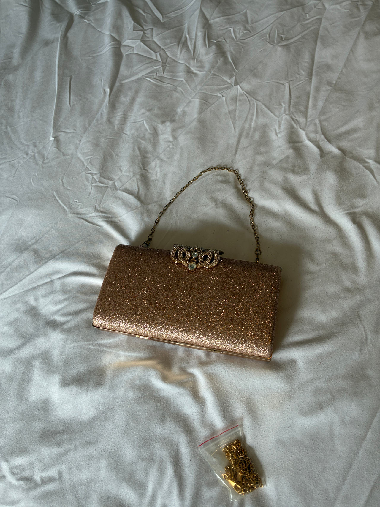 Glitter Evening Clutch Bag