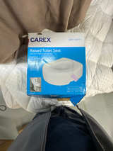 Carex Raised Toilet Seat - Image 1