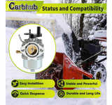 Carbhub 801396 Carburetor for 801233 801255 Snowblower Thrower Toro CCR2400 - Image 7