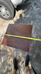 Square Wood End Table/ nightstand - Image 3