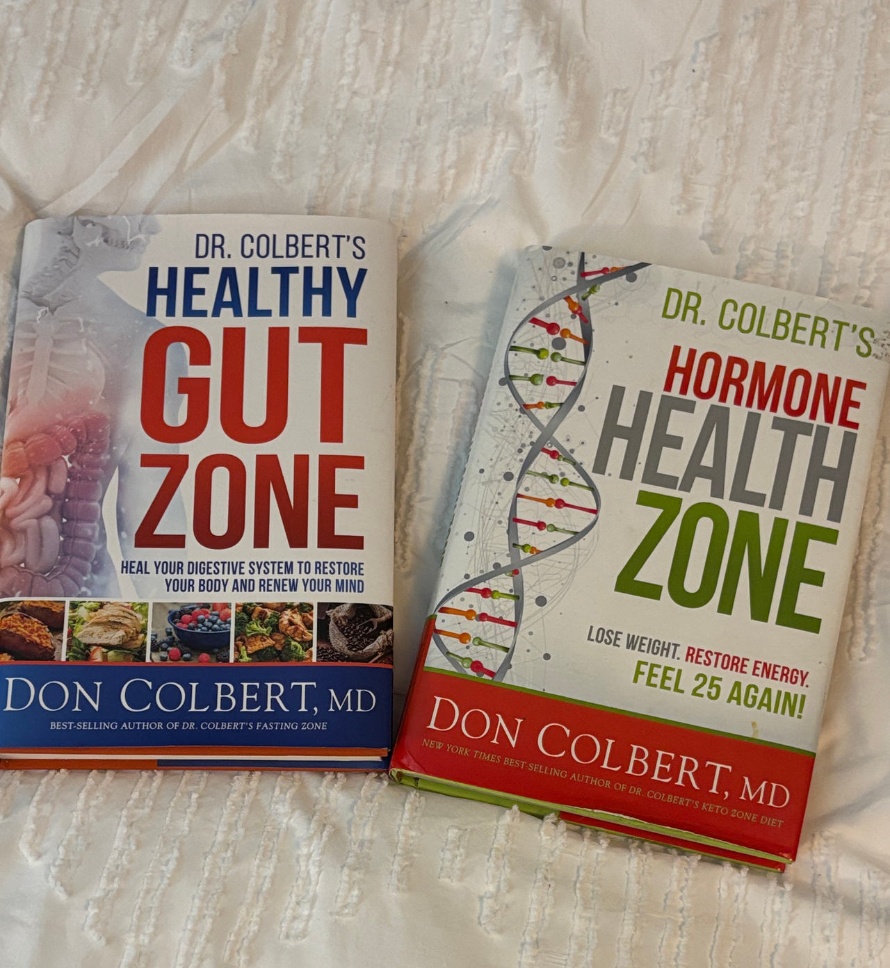 Dr. Colbert's Healthy Gut Zone and Hormone Health Zone Books