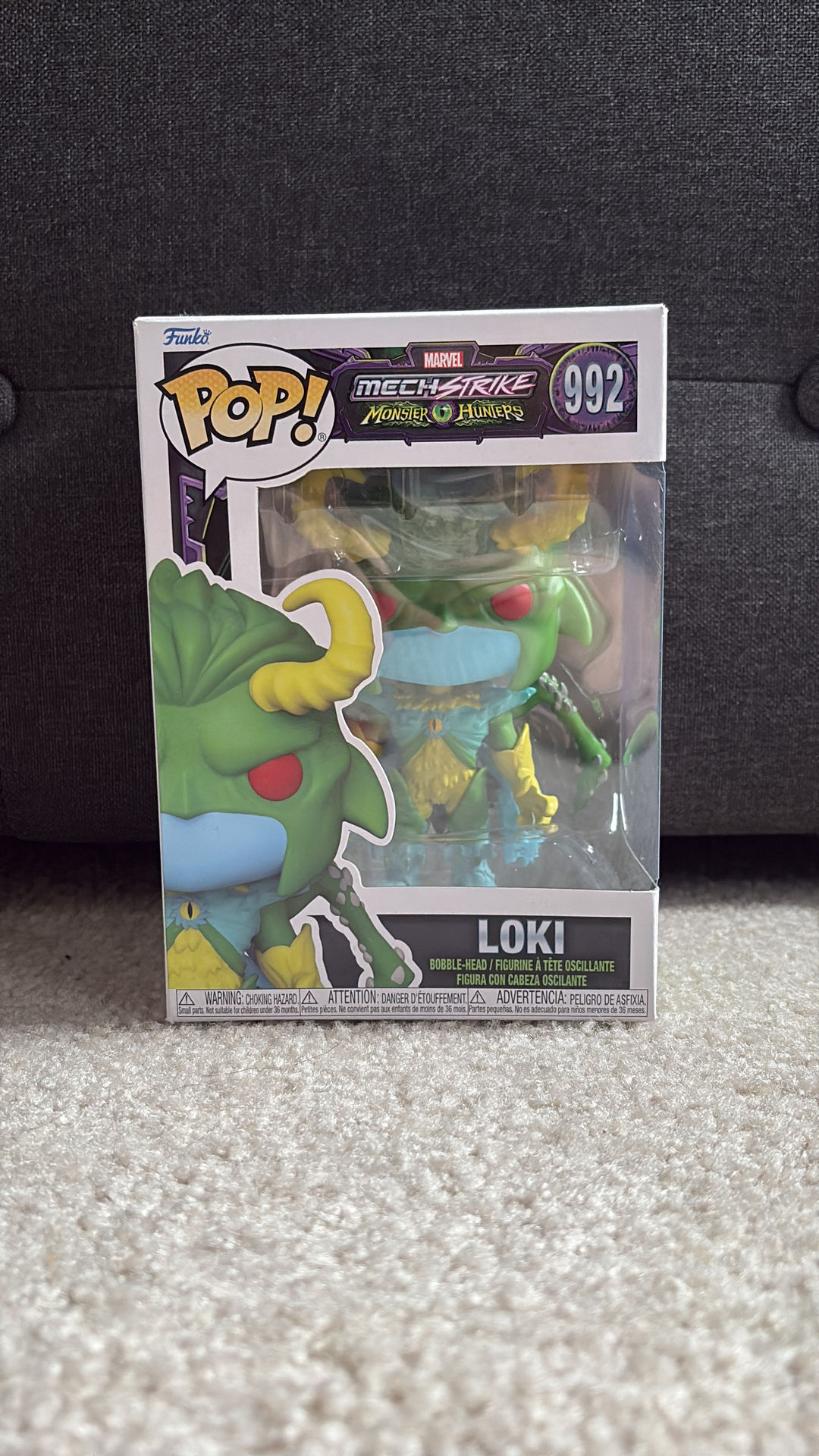 Funko Pop! Marvel: Mech Strike Monster Hunters - Loki #992