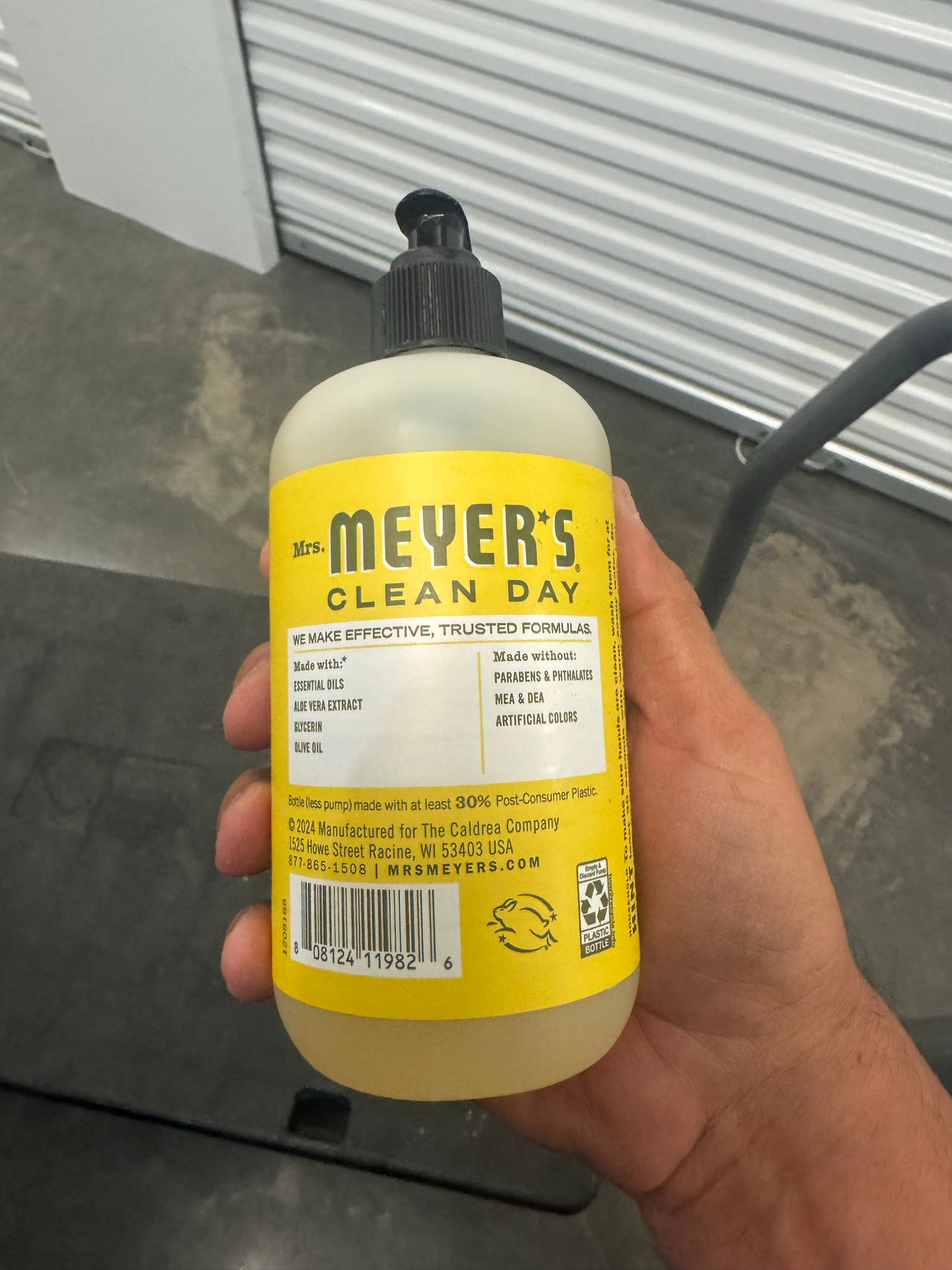 Mrs. Meyer's Clean Day Liquid Hand Soap Lemon Verbena