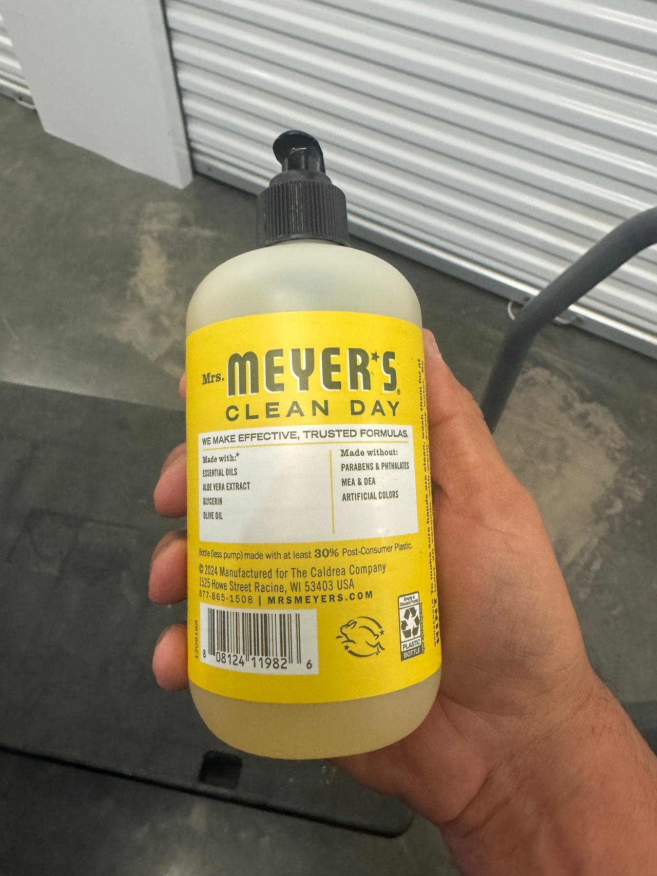 Mrs. Meyer's Clean Day Liquid Hand Soap Lemon Verbena