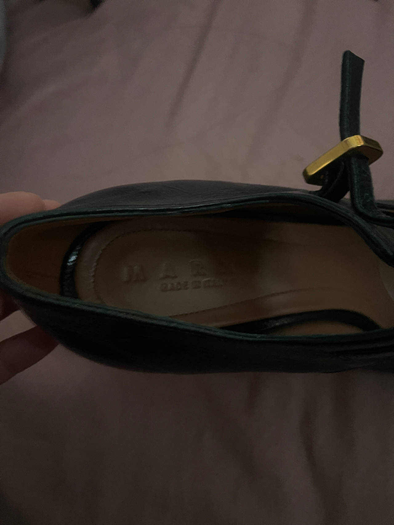 Marni Mary Jane Leather Shoes