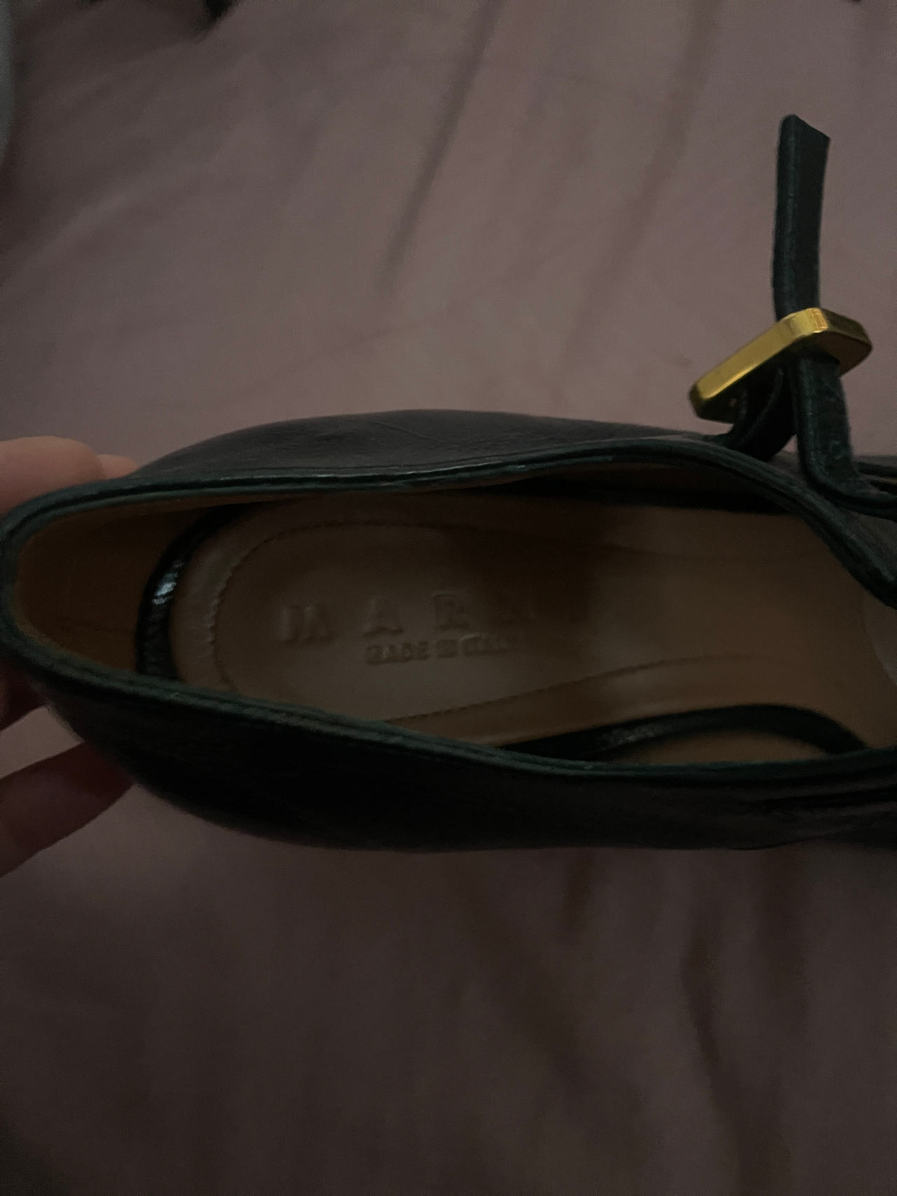 Marni Mary Jane Leather Shoes