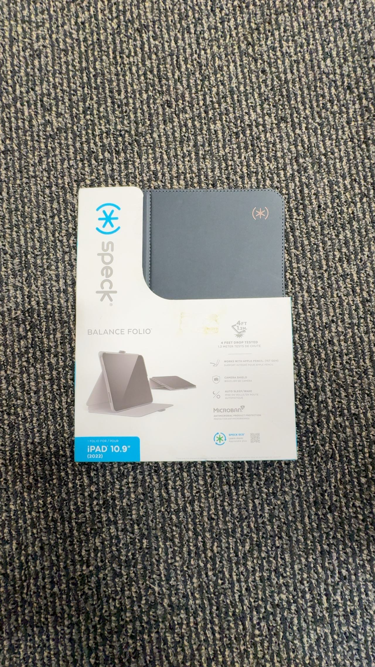 Speck Balance Folio Case for Apple iPad 10th Generation - Charcoal