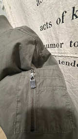 Buffalo David Bitton Army Green Bomber Jacket - Image 3