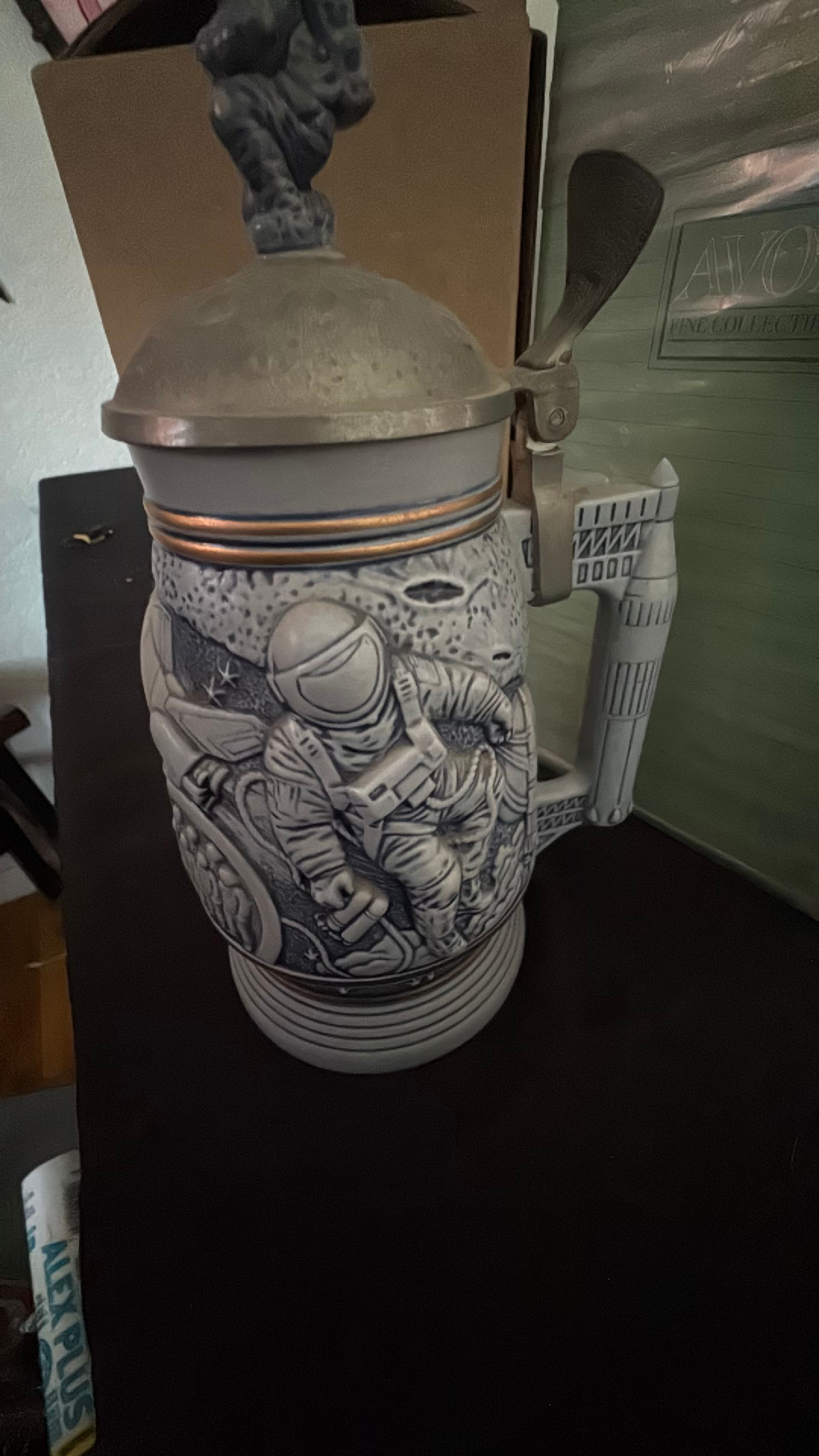 Avon Man on the Moon Beer Stein - Image 3