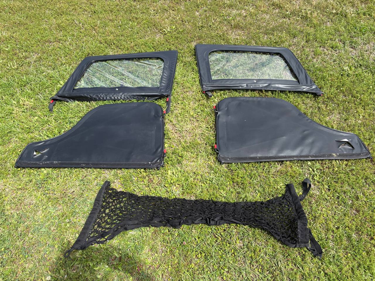 Jeep Wrangler JK Soft Upper Doors and Rear Windows Set