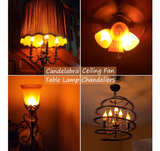 E12 Flame Bulbs 6 Packs, 3 Mode LED Candelabra Flame Light Bulb 2.0 Watt Warm - Image 7