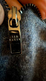 Ted Baker Quarter Zip Knit Polo Shirt - Image 4