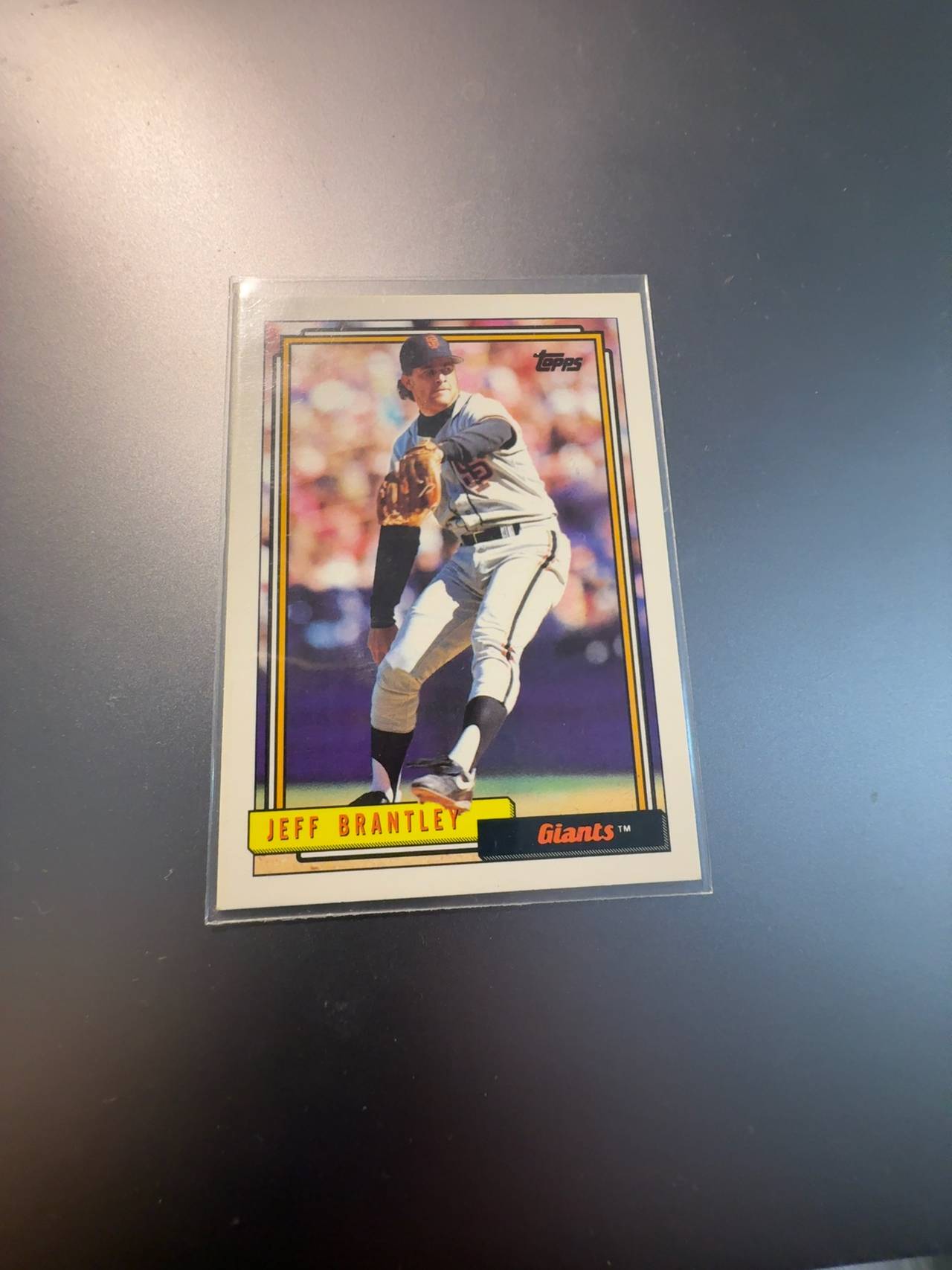 Topps 1992 Jeff Brantley #491 Baseball Card
