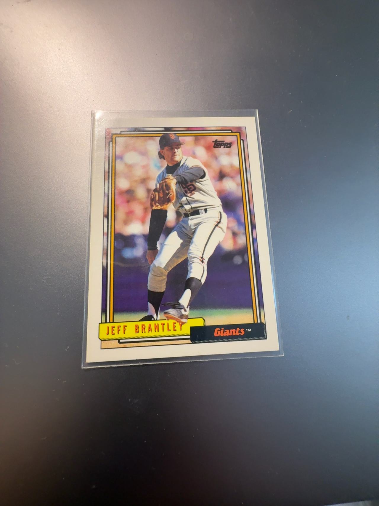 Topps 1992 Jeff Brantley #491 Baseball Card