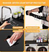 51.2" x 25.6" Washer and Dryer Top Cover Mat,Silicone Washer Dryer Countertop - Image 7