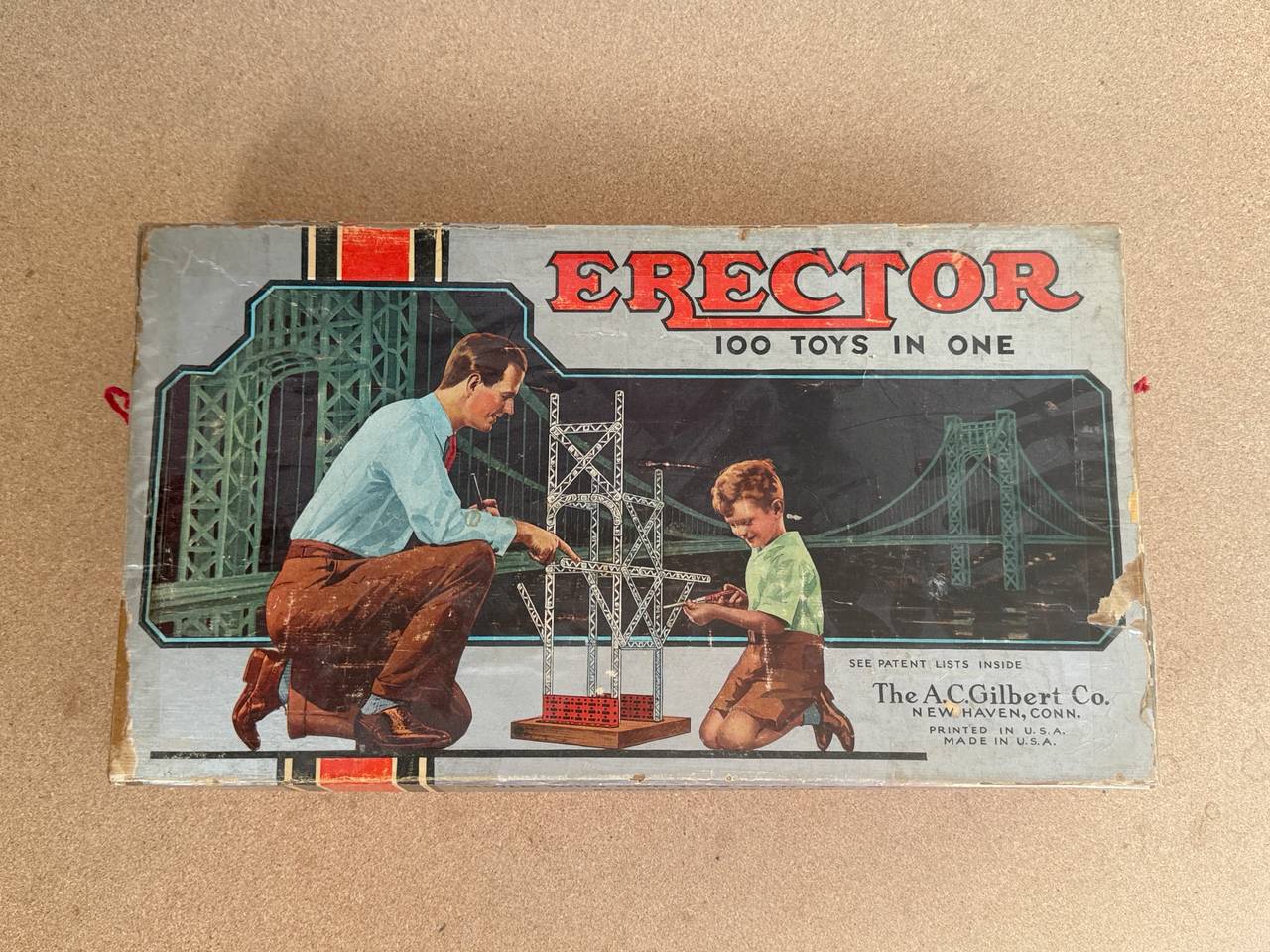 Vintage A.C. Gilbert Erector Set