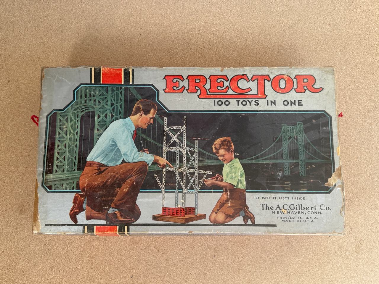Vintage A.C. Gilbert Erector Set