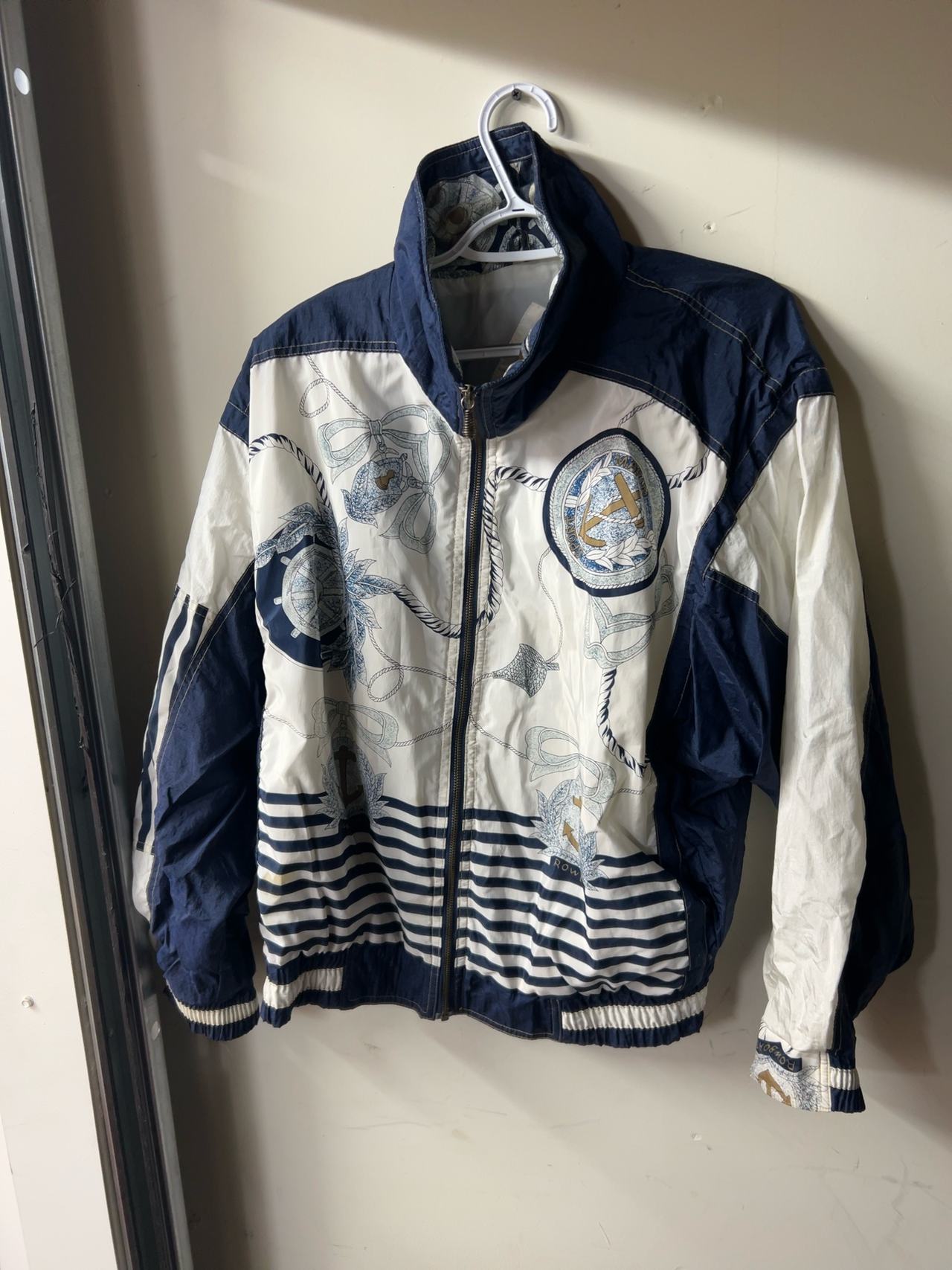 East West Vintage Nautical Windbreaker Jacket size M