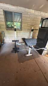 Powerhouse Weight Bench, Yukon Rack & 280lb Cast Iron Weight Set - Image 7